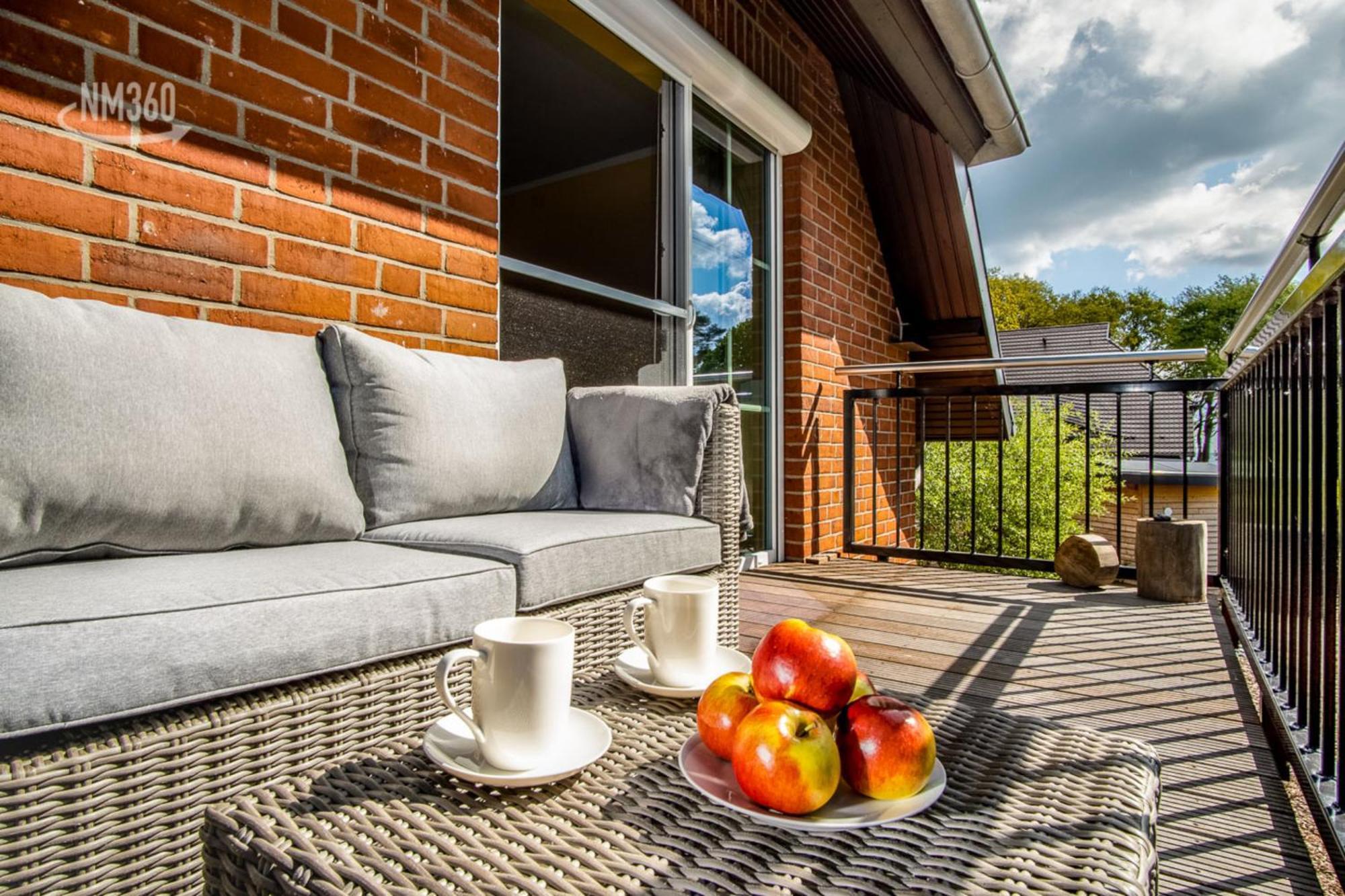 Traumhaftes Appartement Mit Balkon - Odins Blick Wohnung 6 - Mit Privatstrand, Sauna Lobbe Buitenkant foto